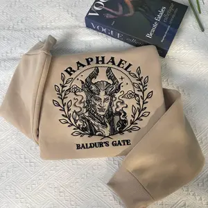 Raphael Embroidered Sweatshirt Hoodie Baldur's Gate Embroidered Sweatshirt Astarion Approves Embroidered Sweatshirt Gift for gamer