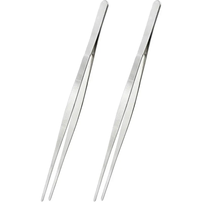 Precision Stainless Steel SMD Soldering Tweezers Cross Lock Reverse - View #9