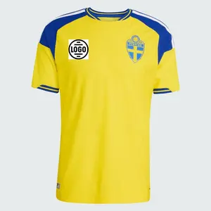 Personalized Full Set Sweden Soccer Jersey World Cup 2026, Custom Name Number Logo National Soccer Jersey R