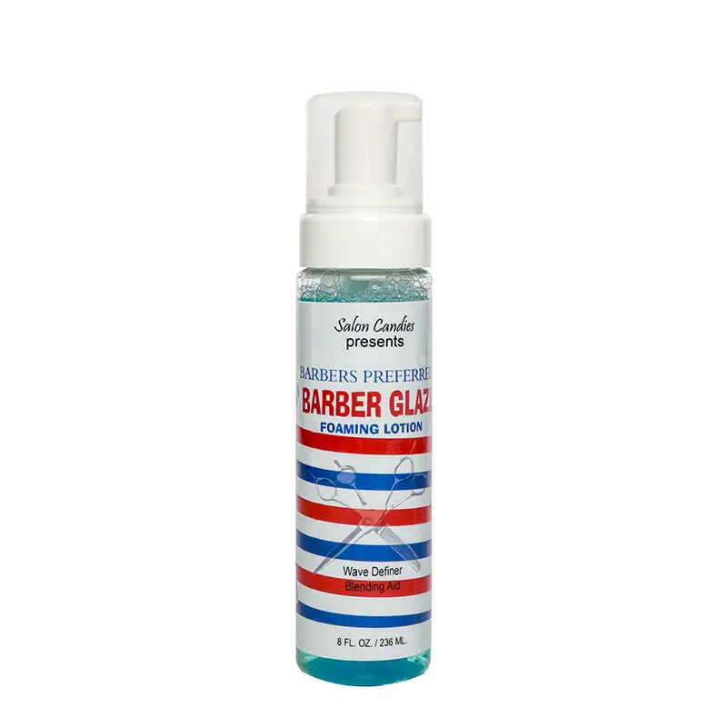 Salon Candies Barber Glaze Foaming Haircare Gel, Honey & Rosemary Infused, Fragranced Styling Mousse for Professional Hair Styling