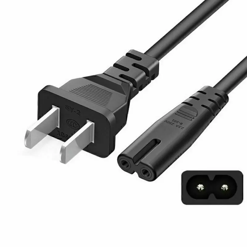 1.8M Gaming AC Power Cable - Convenient Length, Durable Construction, High-Quality Materials, Performance & Reliability, Compatible with Xbox 1 S/X, Xbox Series X/S, Sony PS3, PS4, PS4 Slim Consoles & Power Adapters, Ac Power Cord, Safety Assured