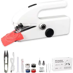 Handheld Sewing Machine for Travel, Mini Sewing Machine for Beginners with Two Speed, Suitable for Clothes Fabric and  Repairs for Monther's Day Birthday Valentine's Day Women's Day Gifts