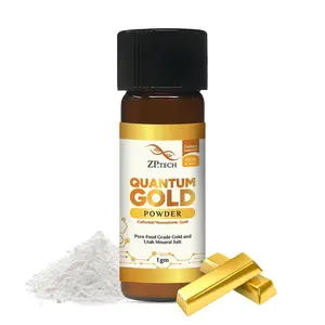 Quantum Gold 24K Ormus Gold Concentrate | Pure Ormus Colloidal Monoatomic Gold Powder Supplement | Decalcify Pineal Gland | Enhance Brain Wave Activity & Higher Energy Alignment 1g.