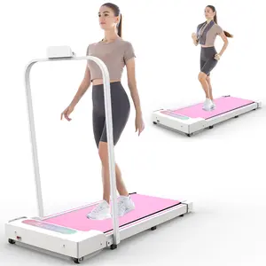 [Fahuac] Folding Treadmill, 300LBS 2 in 1 Under Desk Treadmill for Home/Office, 2.5HP Treadmills with Remote Control, LED Display