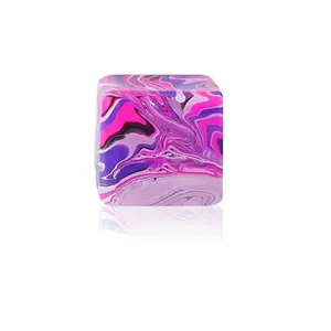 Anxiety-Relieving Squeeze Toy, Stress-Relief Fidget Cube, Substantial & Tactile Sensory Toy, Unique Swirled Color Design, Suitable for Adults & Children, Candy-Themed Stress Ball