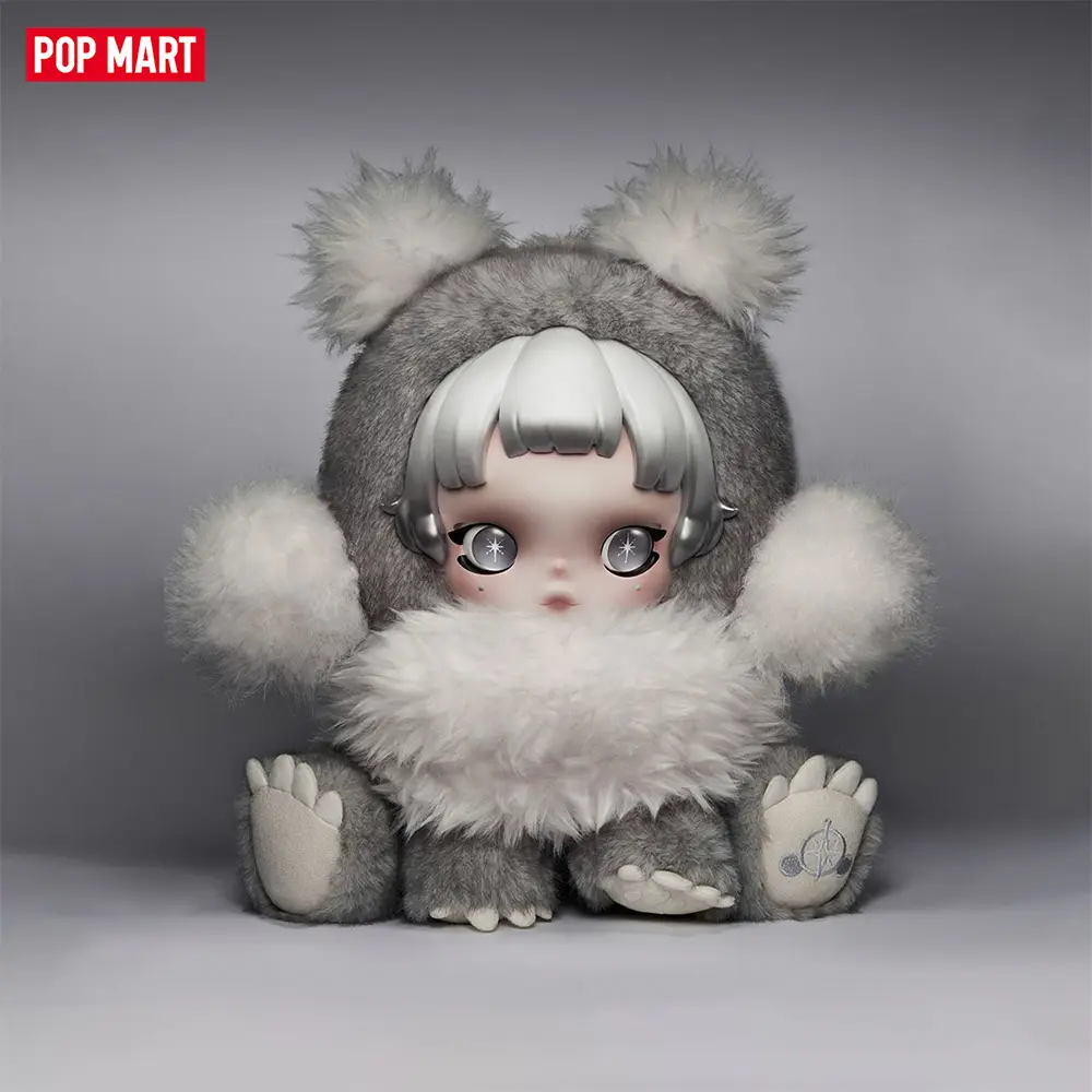 POP MART θ SKULLPANDA Punk Panda Plush Doll