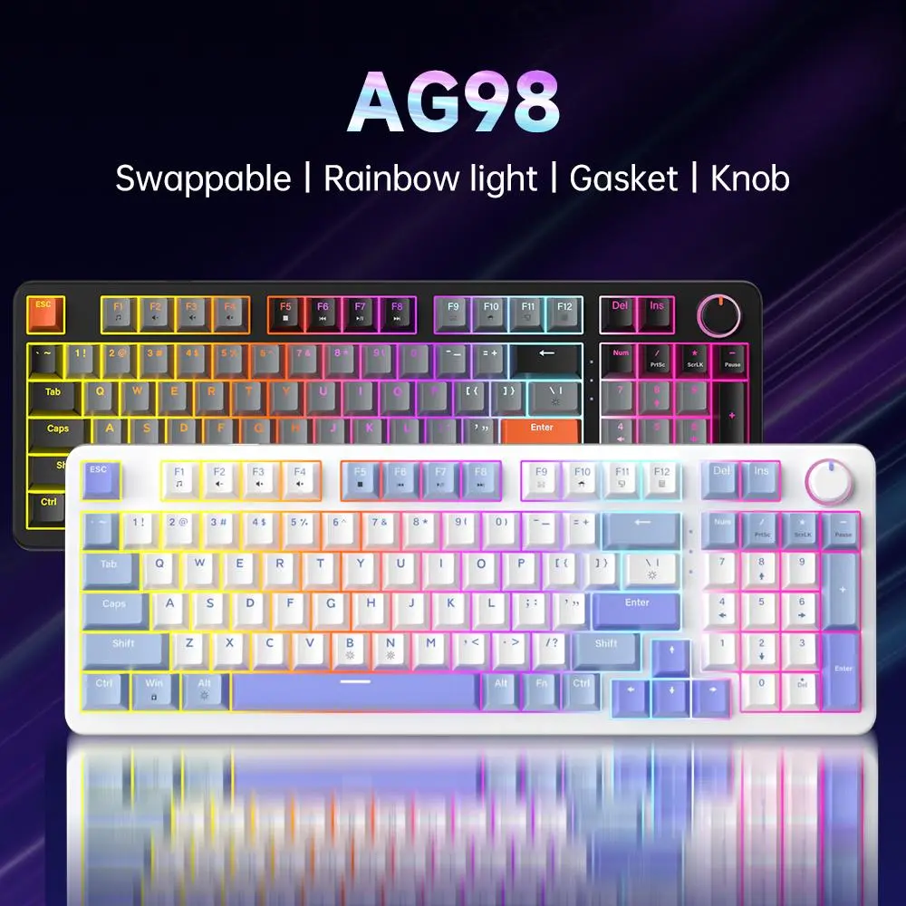 FURYCUBE x ZIFRIEND AG98 Illuminated Mechanical Keyboard - Gasket