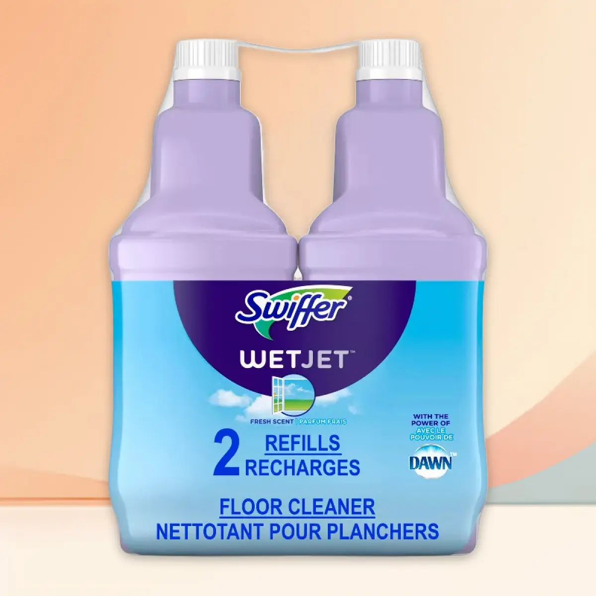 Swiffer Wet Jet Multi-Purpose Cleaner - Fresh - 84.4 fl oz/2ct