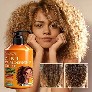 280ML Argan Oil Hair Serum Curl Defining Cream, Nourishing Hair Care, Nubian Braids/latin Curls, Smooth Shine, Long-Lasting Hold, High Elasticity
