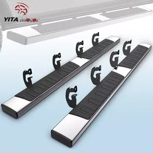 YITAMOTOR 6 Inches Running Boards Compatible with 2009- 2014 Ford F150 Super Crew Cab Side Step Nerf Bar Power Running Boards Car Accessories Truck Vehicle Replacement