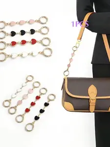 1pcs Purse Chain Extender, Bag Extender Chain, Purse Strap Extenders for Handbags, Crossbody Bag Charms Accessories, Cute Heart Design, Bag Chains