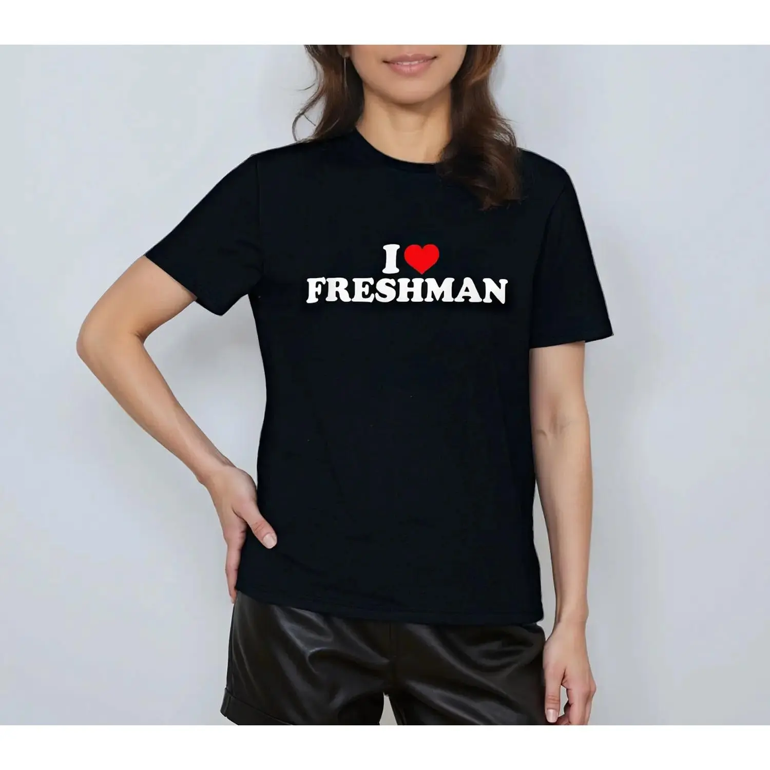 Cotton(pure) I Love Freshman T-Shirt