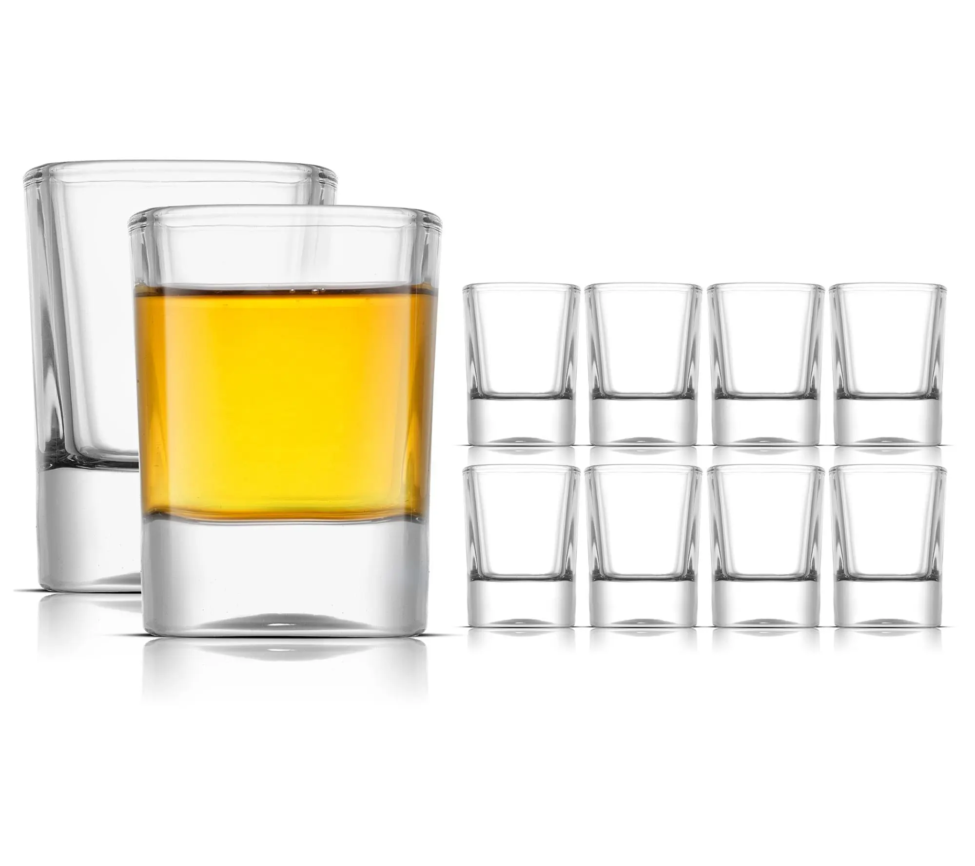 City Heavy Base Shot Glasses - 2 oz - Set of 10 City Heavy Base Shot Glasses - 2 oz - Set of 10