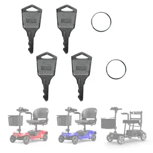Universal Key for Four-Wheel Electric Mobility Scooters for Seniors