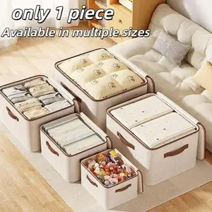 Foldable Large-Capacity Storage Box, Multi-Specification Cover, Ideal for Household, Office, Dormitory, Essential Family Organizer