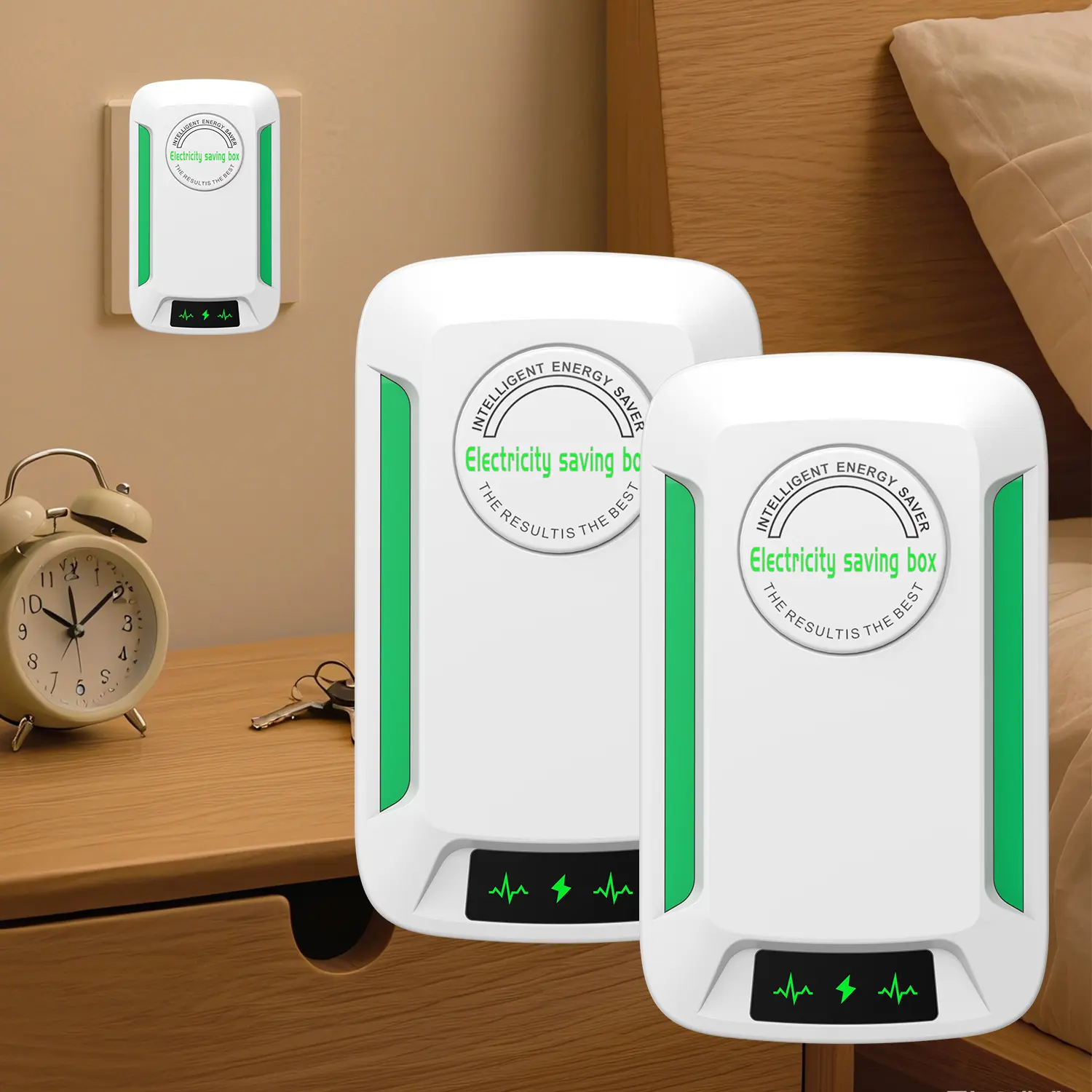 Plug-In with US Plug 2026 Updated Design, Compatible with 90–250V Input Range Compact Plug-In Device with Indicator Light for Home Office Socket