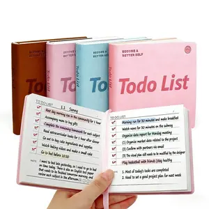 100 Pages Per Book - The New Year's Planner, Weekly Planner, Productivity Planner, Planner Calendar, Pocket-Sized Self-Discipline Buddy: A Joyful Guide to Mastering Your Todo List - PU Leather Covers, Compact Planner, Double-Sided Writing Diary Notebook