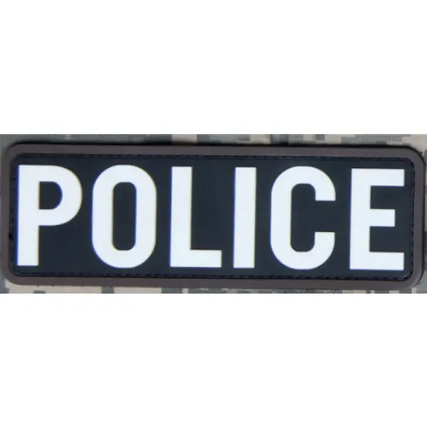 POLICE 6X2 PVC ID PATCH