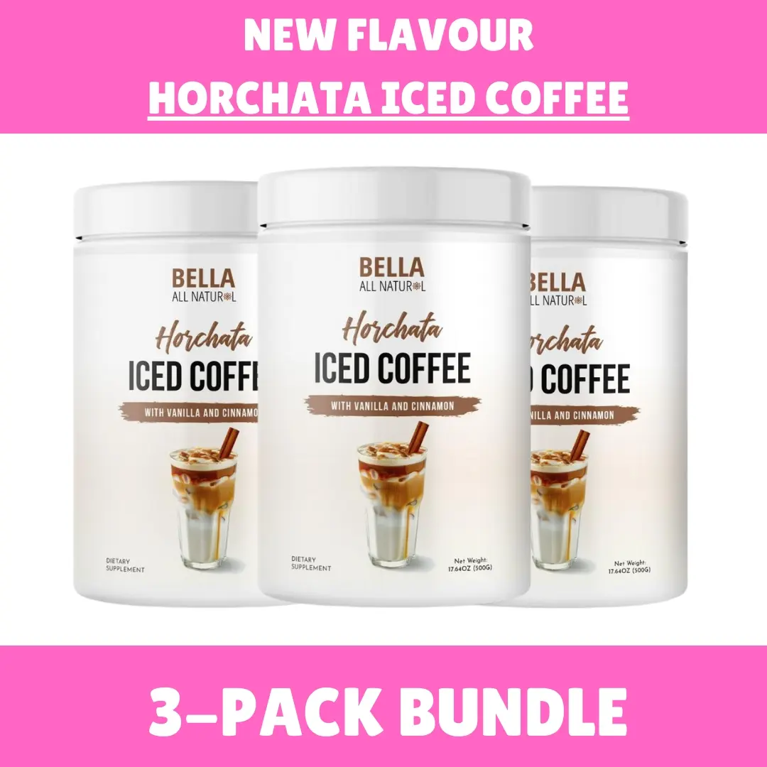 3 Pack - Bella All Natural Horchata Iced Coffee - 500g