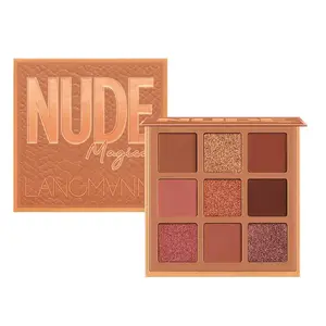 9-color Eyeshadow Palette, Highly Pigmented Palette, Matte & Glitter Eye Shadows Palette, Long Lasting Shimmering Eye Shadow Makeup Product, High Pigmented Eye Makeup Products