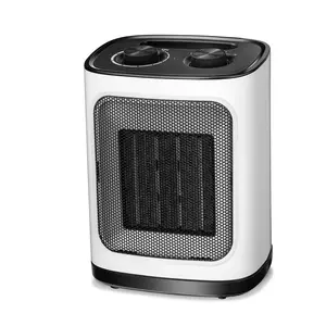 R.W.FLAME Small Space Heater for Indoor Use, Electric Ceramic Space Heater, Portable Heaters Fan for Office and Bedroom with Adjustable Thermostat ETL Listed,1500W