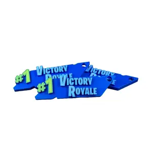 Fort Victory Royale inspired Keychain - Medallion Co. - Game Hero Victory Keychain - Gag Gift - Gift for Gamers