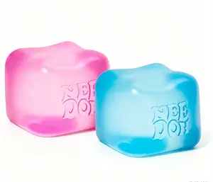 Schylling NeeDoh Nice Cube Soft Squeeze Stress Relief Squishy Toy