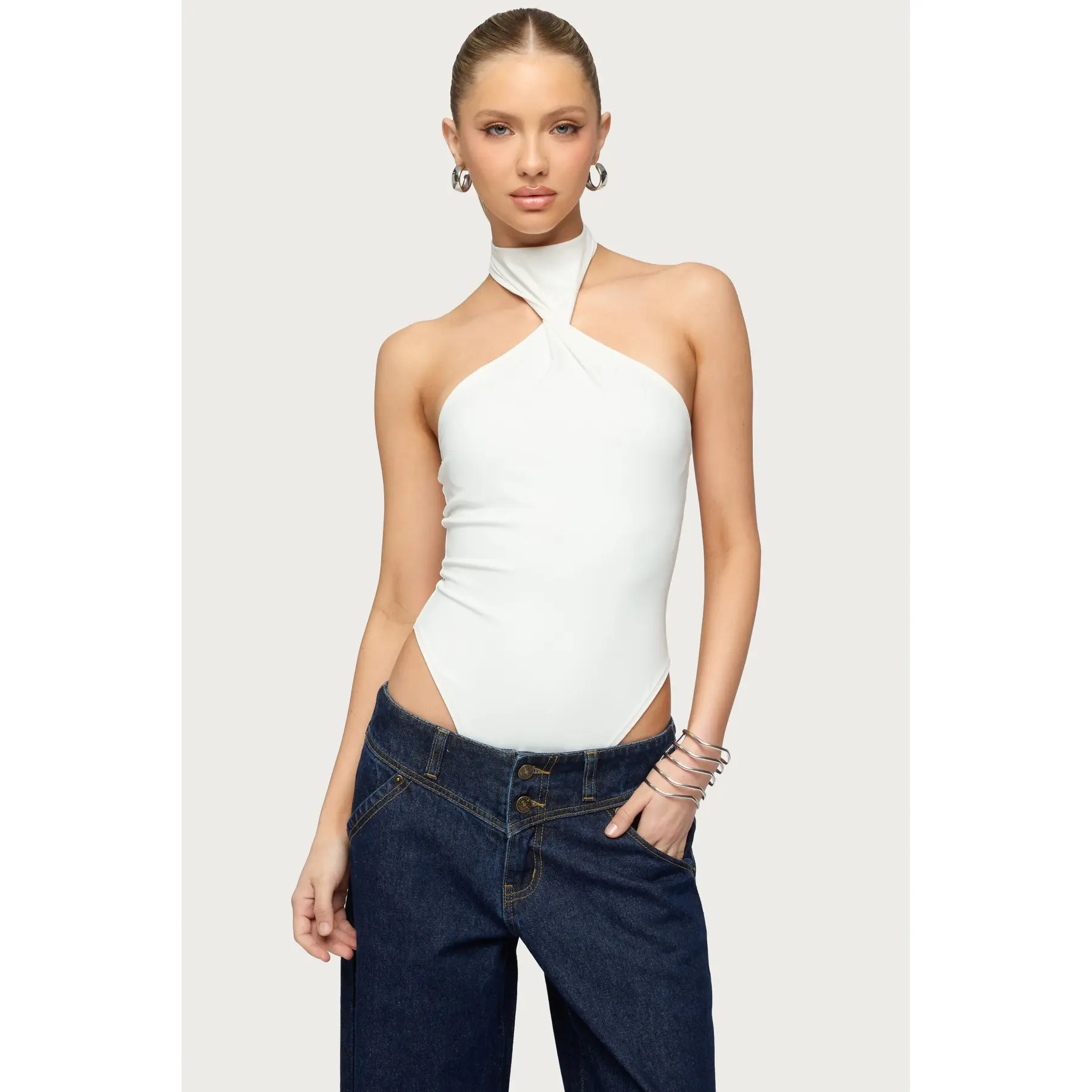 Jimana Halter Neck Bodysuit