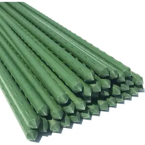 Garden Stakes 48 inch 4ft Sturdy Plant Sticks/Support, Tomato Stakes, Pack of 30 gauge u