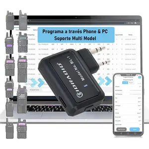TIDRADIO Wireless Programmer for Walkie-talkie, Replacement Programming Cable, Phone APP One-key Programming, Searching for Nearby Repeaters for Most Models of Walkie-talkies, Local Repeater Search, Wide Compatibility