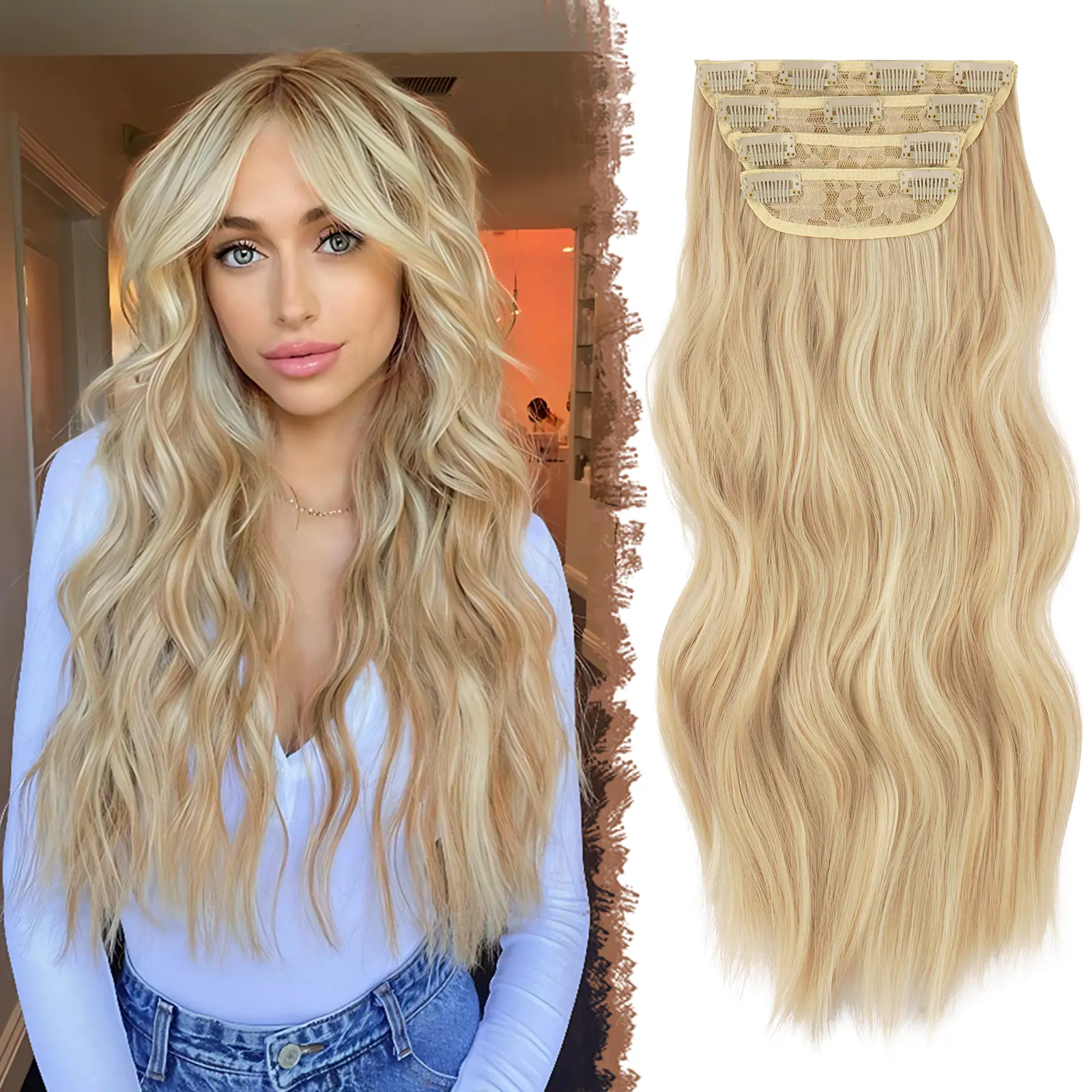 Dark Golden Mix Beige Blonde