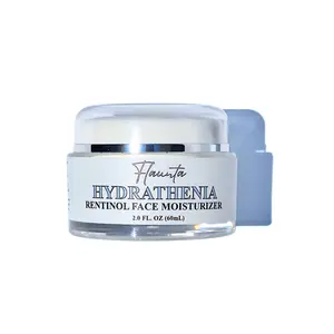 HYDRATHENIA FACIAL MOISTURIZER, With Retinol, Steric & Hyaluronic Acid, Caffeine, Vitamin B5 & E, and Green Tea Leaf Extract