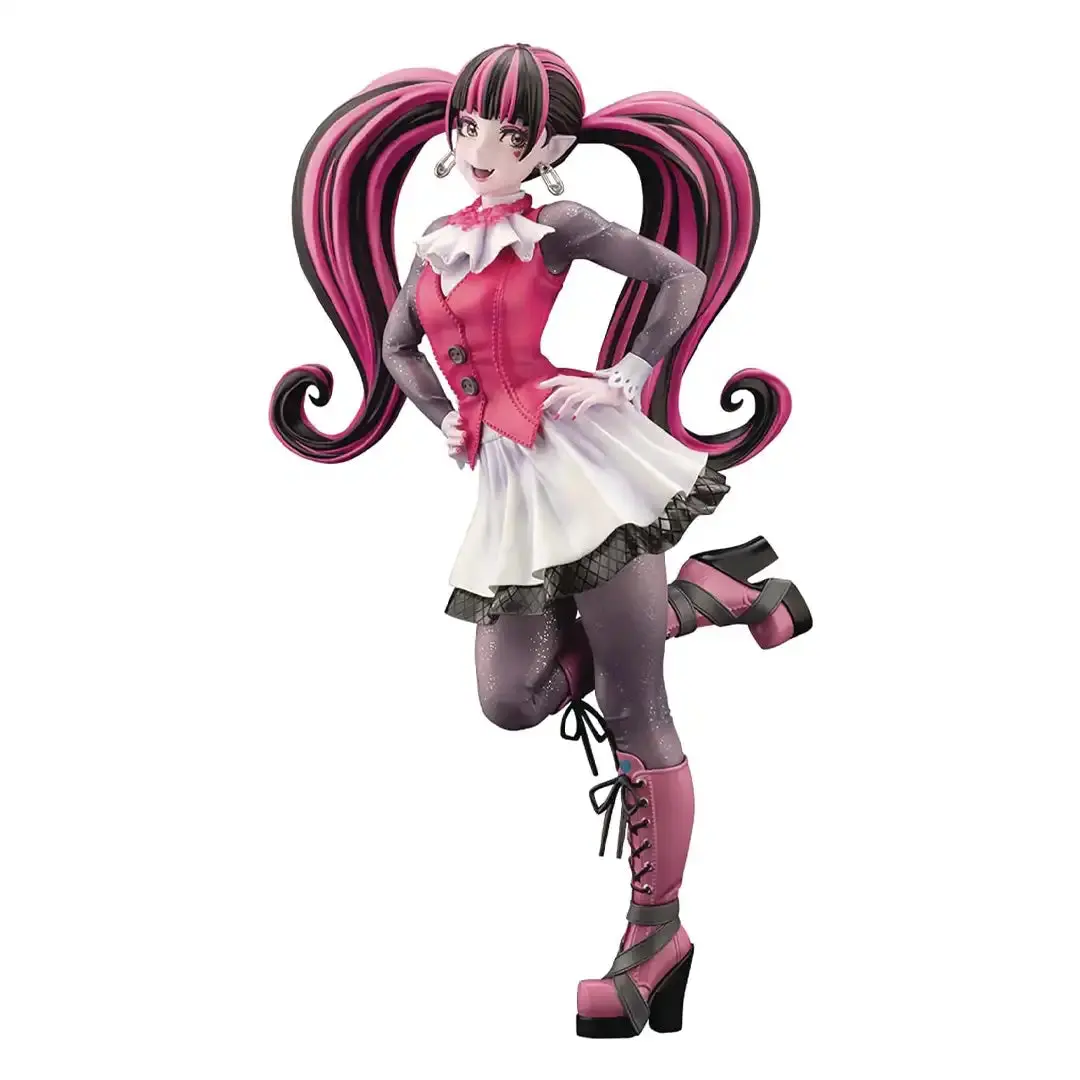 Kotobukiya Monster High Draculaura Bishoujo Action Figure (Style #SV368) - 12 Years Above, Premium Detailing, Textured Outfit, Fashion-Forward Styling, Glitter Accents, Display-Ready