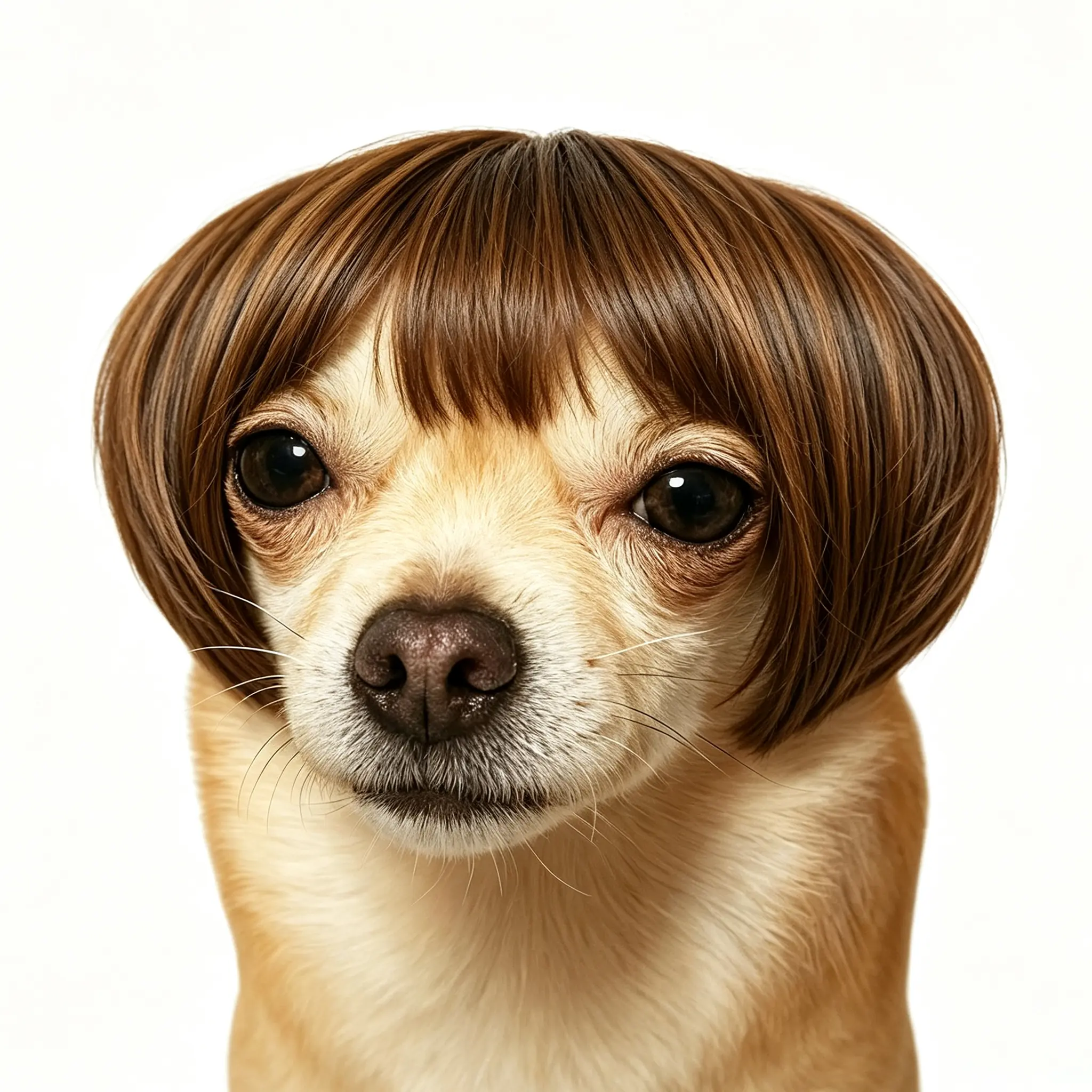 Pet Short Hair Wig Headband – Adorable Cat & Dog Costume Hair Accessory, Funny Role-Play Dress-Up for Halloween, Christmas, Birthdays – Cute Gift Idea for Fur Babies