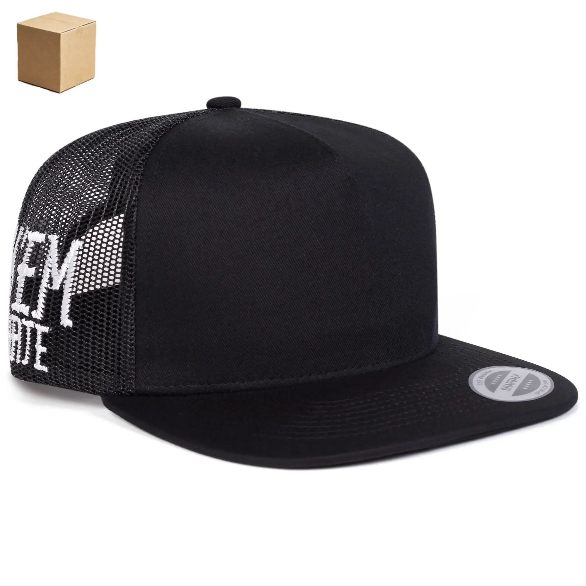 "NOBODY CARES WORK HARDER" 3D Embroidery Trucker Hat, High-end Adjustable Street Style Hip Hop Cap, Sunscreen Leisure Hat for Spring, Autumn, Travel, Beach Vacation and Hustle Culture Enthusiasts fathersday‌ gift