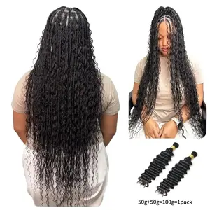 [LIVE-ONLY] Wequeen 12A Grade 100% Brazilian Bulk Hair Deep Wave 16″–24″ Salon‑Quality for Boho Box Knotless Goddess Braids Protective Styles