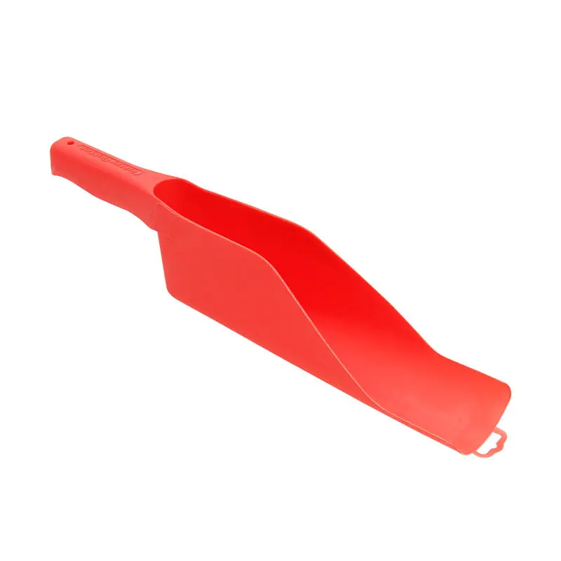 Gutter Cleaning Scoop Hand Held with Extended Tongue Flexible Fit Narrow Heel Durable Polypropylene Ergonomic High Handle