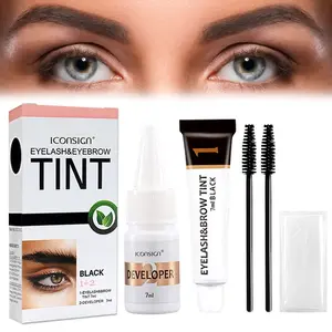 2 In 1 Eyebrow Pomade With Brush, 5pcs/set Waterproof Eyebrow Dye Kit, Long Lasting Eyebrow Coloring Kit, Easy For Use, Eyebrow Tint