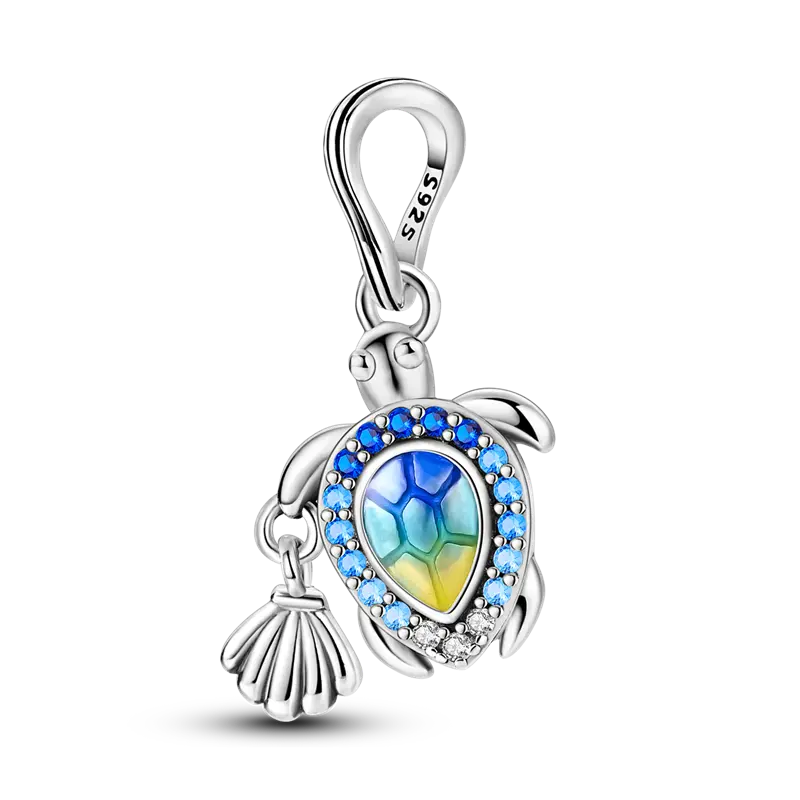 Summer Turtle Shell Charm