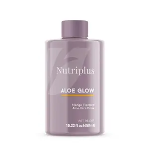 FARMASI Nutriplus Aloe Glow Mango Dietary Supplement Drink - Beauty, Natural, Nutrient-Rich, Nourishing - 15.22oz (450ml) Genuine