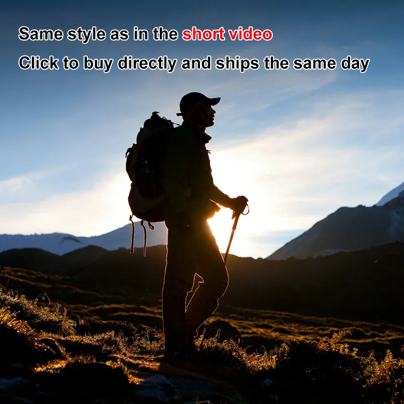 Hiking Trekking Pole - 37 in Lightweight, Durable, Multifunctional Ultimate Climbing Pole for Outdoor Hiking, Camping Adventures
