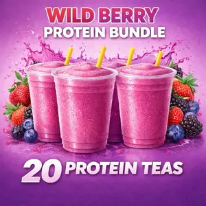 Wild Berry Protein Powdered Beverage Mix Flavors Sugar Free Caffeine Pack of 20 Drink Mixed Wild Berry Protein Powdered Beverage Mix Flavors Sugar Free Caffeine Pack of 20 Drink Mixed