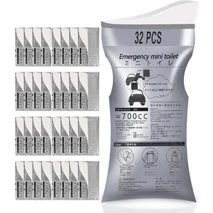 4-32pcs Disposable Emergency Urine Bag, Portable Camping Pee Bag, Travel & Car Use, Unisex Design for Adults & Kids, Hygienic Solution, Camping Accessories, Hygienic Camping Toilet