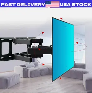 Articulating Full Motion TV Wall Mount Swivel Tilt For 32 42 47 50 55 60 65 70"