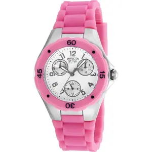 Invicta Women's 38mm Angel Quartz Special Edition Silicone Strap Watch