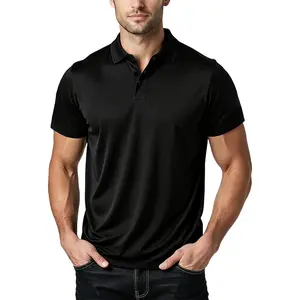 Polo Shirts for Men: Quick Dry Moisture Wicking High Elasticity Convenient Slim Fit Polo Runs Small Order One Size Up