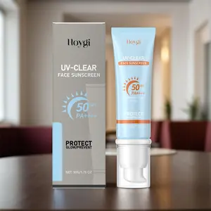 Moisturizing Sunscreen, Lightweight Watery Texture Sunscreen, Gentle Barrier Sunscreen, Face Sun Care Product for Women & Men