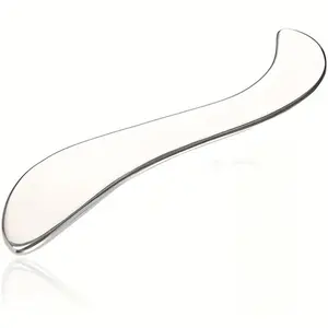 Stainless Steel Muscle Scraping Tool, Myofascial Release Tool, Back & Leg Massager, Soft Tissue Massage Tool, Single Item Pack, Body Care Tool