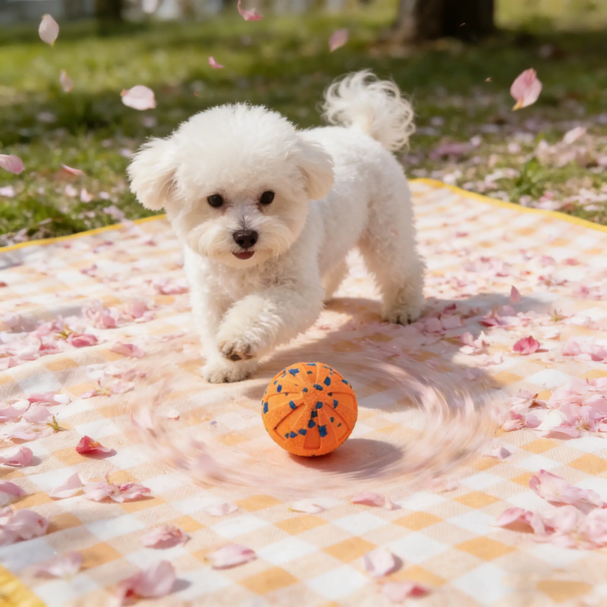 Booteely Rechargeable Thick TPU Anti-Bite Durable Dog Ball Toy - 8cm Diameter, Intelligent Shaking Walking Auto Move Toy, Upgraded Detachable Shell, Anti-Wear Interactive Soothing Design for Easy Cleaning, Universal Fit, Type-C/Usb