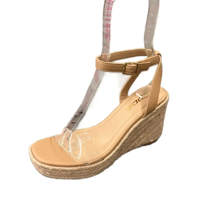 WOMENS CLEAR WEDGE HEEL END-S